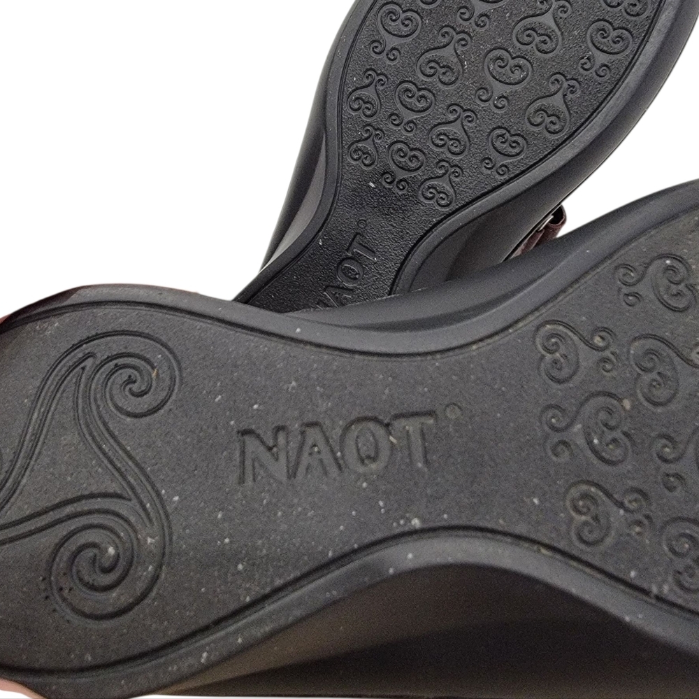 Naot Tane Leather Shoes Slip On Buckle Detail Comfort Loafer Women’s 7.5-8 - Picture 11 of 16